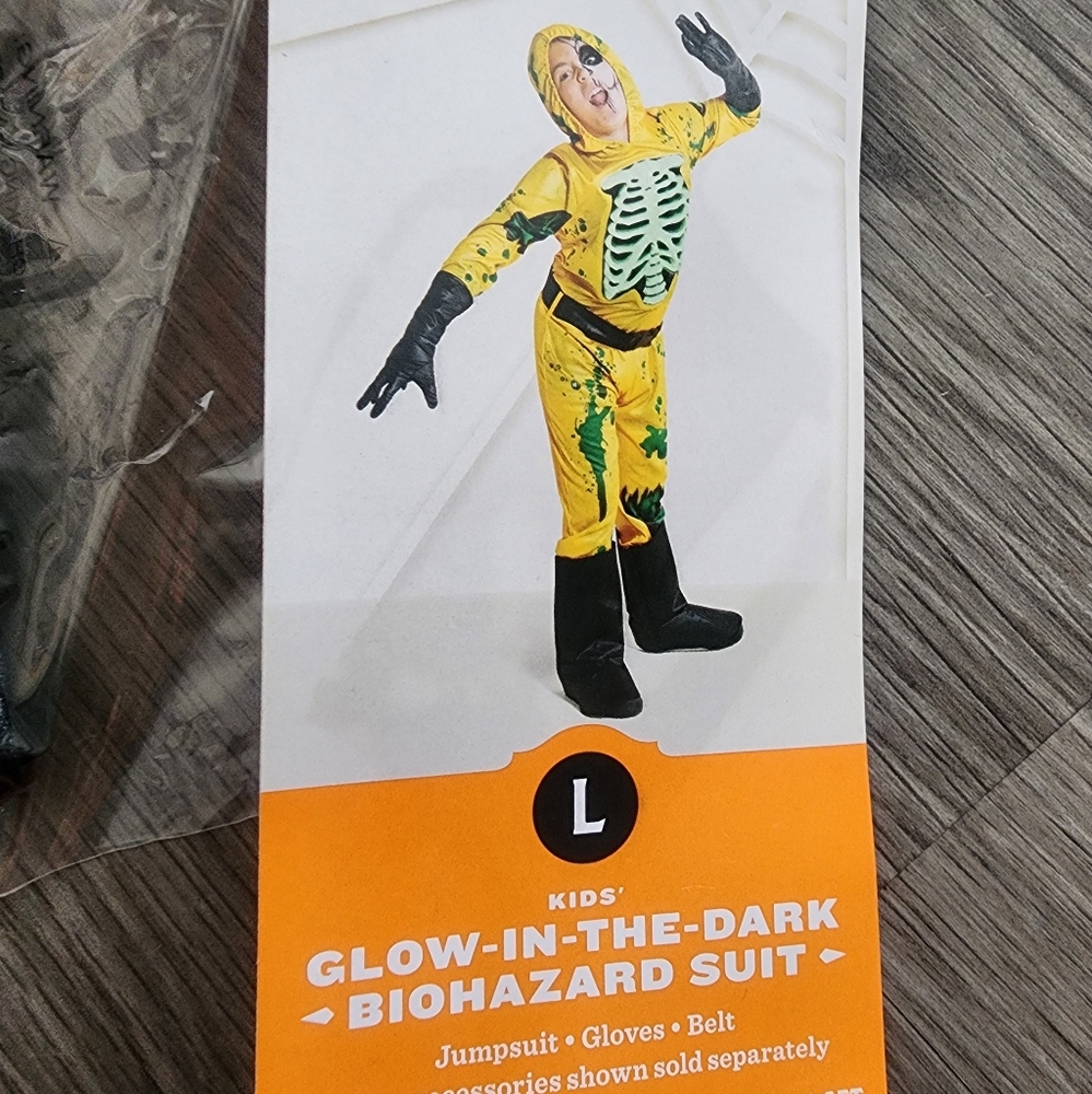 Glow in the Dark Hazmat Suit